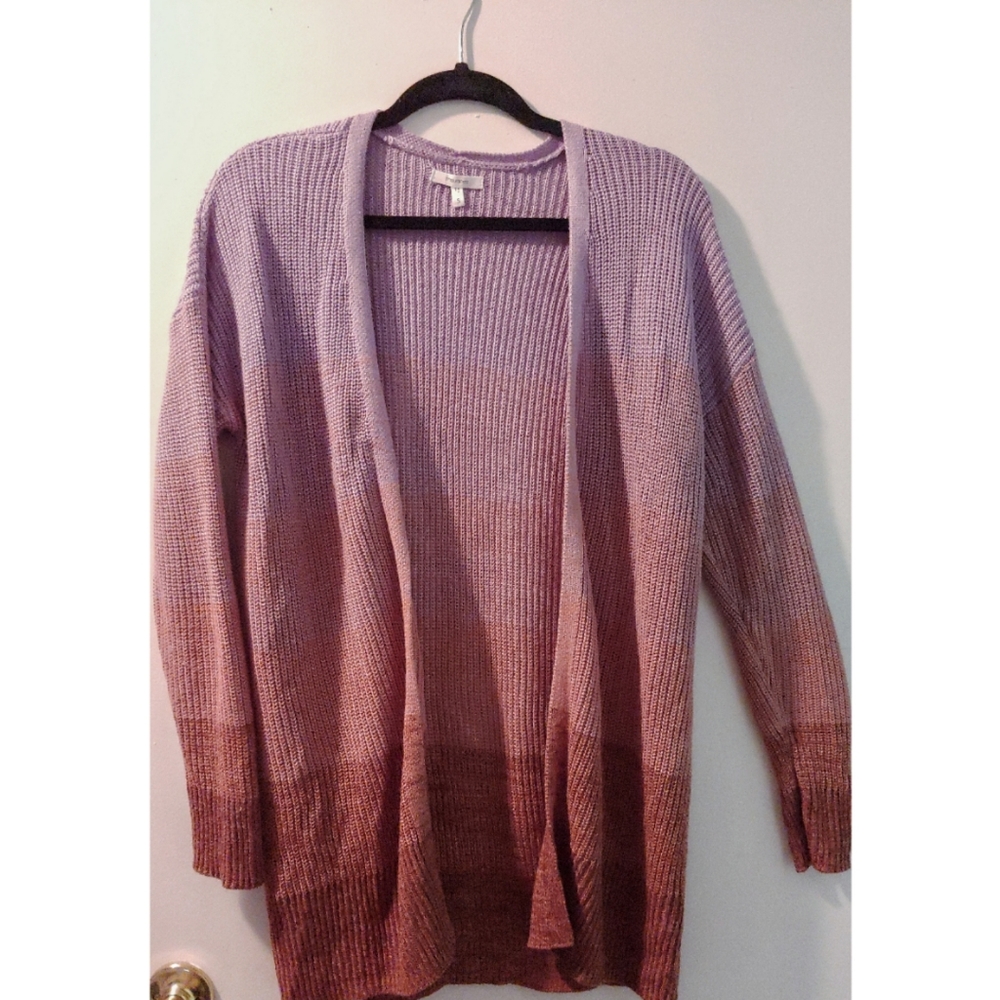 Maurices size small, purple gradient cardigan (no pockets)